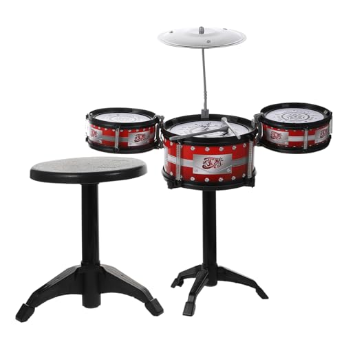 CHICAMPERA 1 Satz Kindertrommelset für Musikalische Früherziehung Lernspielzeug Schlagzeug mit Trommeln und Sticks Fördert Kreativität und Konzentration für Kleinkinder CHICAMPERA 1 Satz Kindertrommelset für Musikalische Früherziehung Lernspielzeug Schlagzeug mit Trommeln und Sticks Fördert Kreativität und Konzentration für Kleinkinder von CHICAMPERA