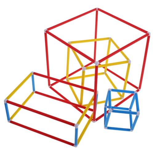 CHICAMPERA 1 Satz Kreatives BAU Spielzeugset für Interaktive BAU Stäbe zur Entwicklung von Motorischen Fähigkeiten und Mathematischem Lernen für Geometrische Modelle und Raumvorstellung CHICAMPERA 1 Satz Kreatives BAU Spielzeugset für Interaktive BAU Stäbe zur Entwicklung von Motorischen Fähigkeiten und Mathematischem Lernen für Geometrische Modelle und Raumvorstellung von CHICAMPERA