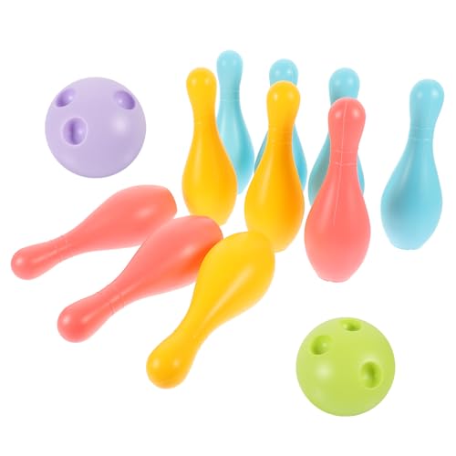 CHICAMPERA 1 Satz Kreatives Bowling Set für Kunststoff Bowlingspielzeug für Drinnen und Draußen Fördert Motorik und Koordination für Gemeinsames mit Eltern und Freunden CHICAMPERA 1 Satz Kreatives Bowling Set für Kunststoff Bowlingspielzeug für Drinnen und Draußen Fördert Motorik und Koordination für Gemeinsames mit Eltern und Freunden von CHICAMPERA