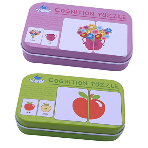 CHICAMPERA 1 Satz Lernspielzeug für Kleinkinder Pädagogische Puzzlekarten mit Früchten und Alltagsgegenständen für Frühes Lernen und Kognitive Entwicklung Sicher und Unterhaltsam CHICAMPERA 1 Satz Lernspielzeug für Kleinkinder Pädagogische Puzzlekarten mit Früchten und Alltagsgegenständen für Frühes Lernen und Kognitive Entwicklung Sicher und Unterhaltsam von CHICAMPERA