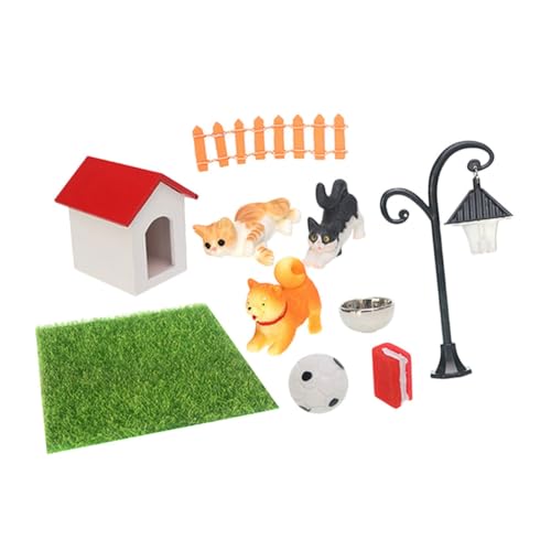CHICAMPERA 1 Satz Mini Doll House Welpe Set Miniaturen Zubehör Hund Mini-Puppenhaus winzig Puppenhof-Set Mini -Hausdekorationen Mini Rasen Miniaturzäune Puppenhaus Requisiten Zaun Mini Abs CHICAMPERA 1 Satz Mini Doll House Welpe Set Miniaturen Zubehör Hund Mini-Puppenhaus winzig Puppenhof-Set Mini -Hausdekorationen Mini Rasen Miniaturzäune Puppenhaus Requisiten Zaun Mini Abs von CHICAMPERA