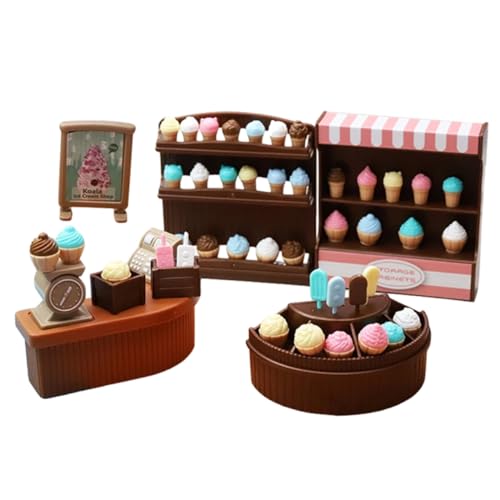 CHICAMPERA 1 Satz Mini-Eisdiele für kinderspielzeug weihachtsgeschenk für BFF zu Weihnachten kalanchoe Anzeige Puppe Miniatur-Eisvitrine Mini- für Plastik CHICAMPERA 1 Satz Mini-Eisdiele für kinderspielzeug weihachtsgeschenk für BFF zu Weihnachten kalanchoe Anzeige Puppe Miniatur-Eisvitrine Mini- für Plastik von CHICAMPERA