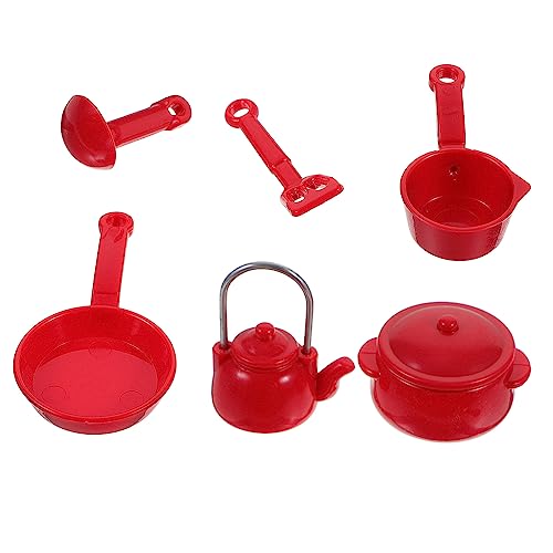 CHICAMPERA 1 Satz Mini-Küchenspielzeug Spielzeugküchenzubehör Miniatur-Kochgerät Mini- -Küchenzubehör Puppenstubenmöbel Küchenzubehör für Puppenstuben Spielküchenzubehör Plastik rot CHICAMPERA 1 Satz Mini-Küchenspielzeug Spielzeugküchenzubehör Miniatur-Kochgerät Mini- -Küchenzubehör Puppenstubenmöbel Küchenzubehör für Puppenstuben Spielküchenzubehör Plastik rot von CHICAMPERA