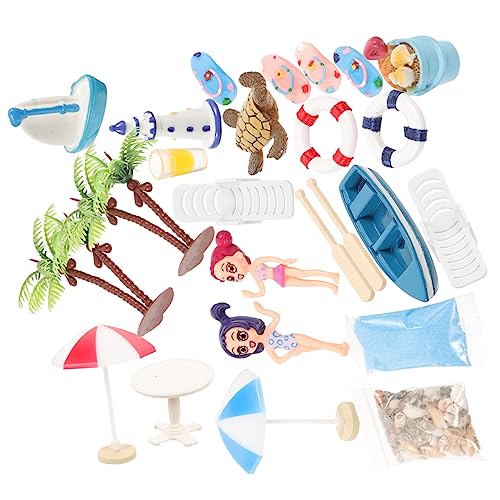 CHICAMPERA 1 Satz Mini- Puppe Miniatur-Strandspielzeug Bausatz Sandkasten für Figuren Mini-Dekoration Mikro-Landschaftsspielzeug Mikroszenen-Layout-Requisiten Plastik CHICAMPERA 1 Satz Mini- Puppe Miniatur-Strandspielzeug Bausatz Sandkasten für Figuren Mini-Dekoration Mikro-Landschaftsspielzeug Mikroszenen-Layout-Requisiten Plastik von CHICAMPERA