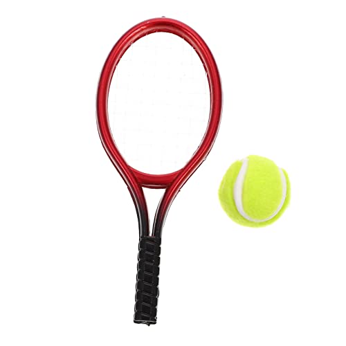 CHICAMPERA 1 Satz Mini-Sportartikel Miniatur-Puppenhauszubehör Mini-Tennis- thematisiert Schaum klein Miniatur-Tennisschläger Mini Tennis Raquet Mini-Zubehör Plastik rot CHICAMPERA 1 Satz Mini-Sportartikel Miniatur-Puppenhauszubehör Mini-Tennis- thematisiert Schaum klein Miniatur-Tennisschläger Mini Tennis Raquet Mini-Zubehör Plastik rot von CHICAMPERA