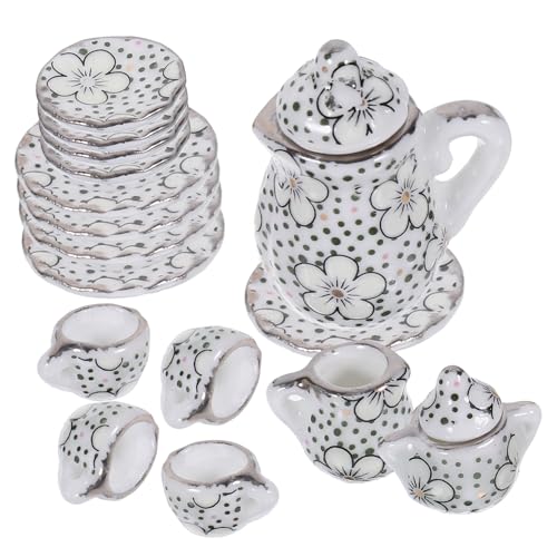 CHICAMPERA 1 Satz Mini-Teeset Puppenhaus mit Teetasse Mini - Miniatur -Szenenzubehör Miniaturhaus Kit Miniaturbecher -Untertasse Mini-Hauspokal Hausminiaturszene Keramik CHICAMPERA 1 Satz Mini-Teeset Puppenhaus mit Teetasse Mini - Miniatur -Szenenzubehör Miniaturhaus Kit Miniaturbecher -Untertasse Mini-Hauspokal Hausminiaturszene Keramik von CHICAMPERA