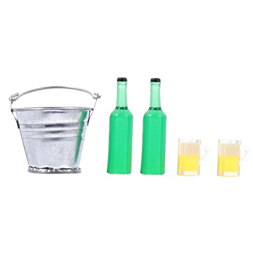 CHICAMPERA 1satz Mini Bier Kübel Set Maßstab Enthält Flaschen Gläser Eiswürfel Und Eimer Für Puppenhäuser Und Miniaturszenen Hochwertiges Geruchloses Material CHICAMPERA 1satz Mini Bier Kübel Set Maßstab Enthält Flaschen Gläser Eiswürfel Und Eimer Für Puppenhäuser Und Miniaturszenen Hochwertiges Geruchloses Material von CHICAMPERA