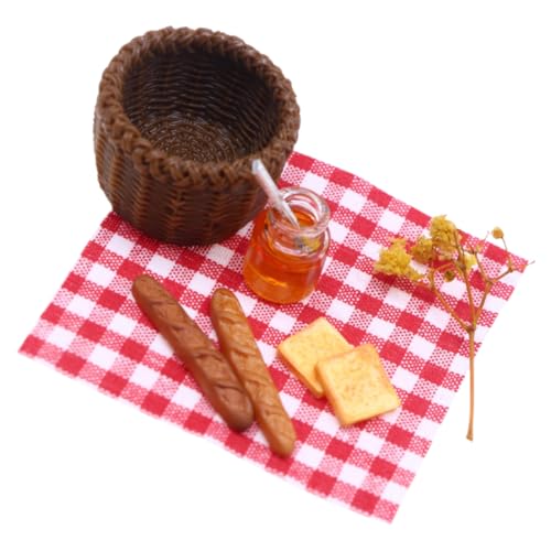 CHICAMPERA 1 Satz Mini-frühstücksset Dekoration Miniatur Puppenhausbrot Gefälschtes Brotmodell Mini-brotkorb- Winziges Essen Mini Hausmannskost Puppenhaus Mini-DIY- Harz CHICAMPERA 1 Satz Mini-frühstücksset Dekoration Miniatur Puppenhausbrot Gefälschtes Brotmodell Mini-brotkorb- Winziges Essen Mini Hausmannskost Puppenhaus Mini-DIY- Harz von CHICAMPERA