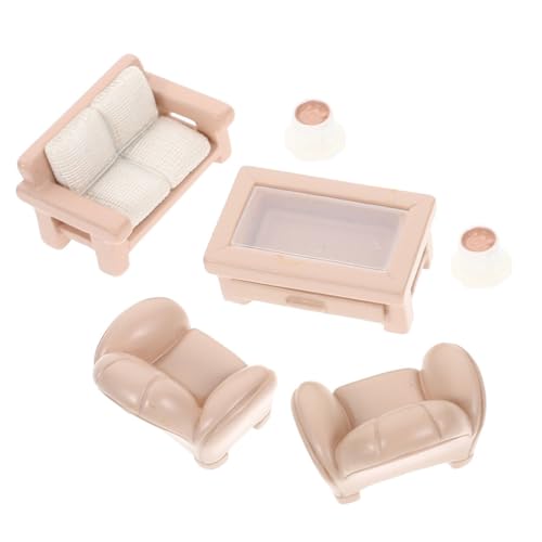 CHICAMPERA 1 Satz Möbelverzierungen Zubehör Für Puppenhäuser Puppenhaus-mini-Sofa Minifiguren Mini- Sofadecke Winzige Möbelminiaturen Mini-simulationsmöbel Spielhausmöbel Harz von CHICAMPERA