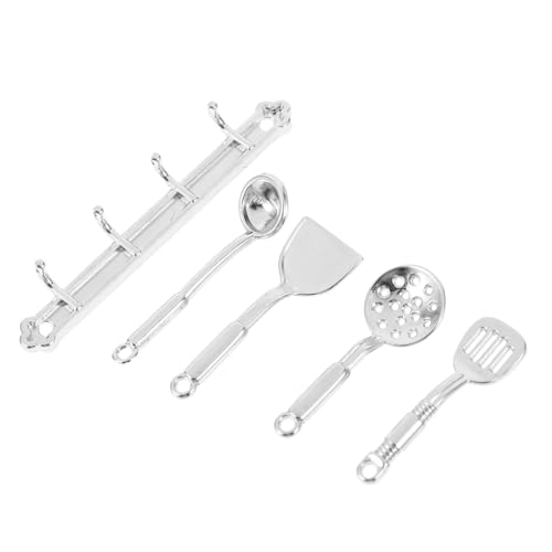CHICAMPERA 1 Satz Puppenhaus Küchenset Mini- -Küchengerät kleine Küchenutensilien Puppenstuben-Küchenutensilien Dollhouse Kitchen Accessoire Puppenhaus-Utensilien Puppenküche Metall Silber CHICAMPERA 1 Satz Puppenhaus Küchenset Mini- -Küchengerät kleine Küchenutensilien Puppenstuben-Küchenutensilien Dollhouse Kitchen Accessoire Puppenhaus-Utensilien Puppenküche Metall Silber von CHICAMPERA