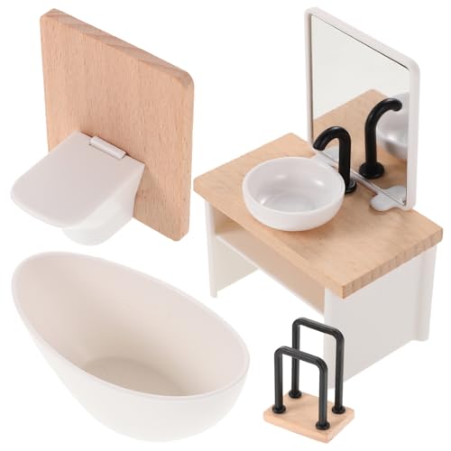 CHICAMPERA 1 Satz Puppenzimmer-badezimmerdekorationen Spielhaus 1:12 Puppenhausmöbel Simulation Requisiten Winzig Realistisch Mini-Toilette Puppenhaus-Badezimmer-Accessoires Hölzern CHICAMPERA 1 Satz Puppenzimmer-badezimmerdekorationen Spielhaus 1:12 Puppenhausmöbel Simulation Requisiten Winzig Realistisch Mini-Toilette Puppenhaus-Badezimmer-Accessoires Hölzern von CHICAMPERA