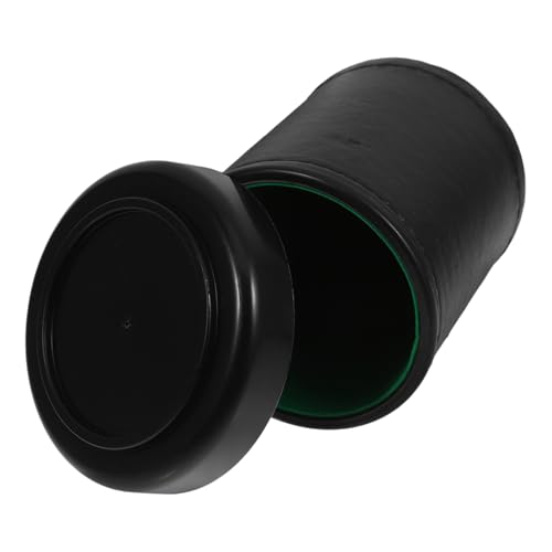 CHICAMPERA 1 Satz Siebbecher aus geräuschlosem Leder Untertasse Flasche Shaker-Tasse Zinn sehen inneneinrichtung brettspiele Party -Requisiten Zubehör für Partyunterhaltung Plastik Green von CHICAMPERA