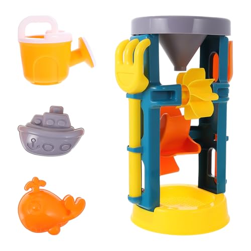CHICAMPERA 1 Satz Teiliges Sommer Strandspielzeug Set für Bunte Sandspielzeuge für Kreative Strandspiele Schaufel Rutsche Gießkanne und Sandformen für Outdoor Aktivitäten und Zufällige Farbe von CHICAMPERA