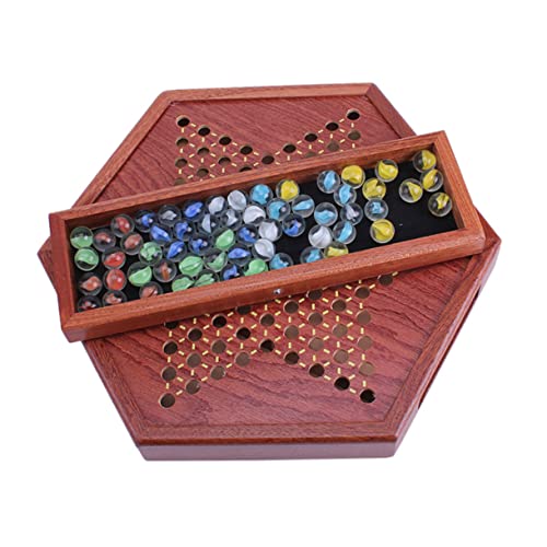 CHICAMPERA 1 Satz Traditionelles Holzspielset für Chinesisches Spiel mit Sechseck Brett für Erwachsene Fördert Strategisches und CHICAMPERA 1 Satz Traditionelles Holzspielset für Chinesisches Spiel mit Sechseck Brett für Erwachsene Fördert Strategisches und von CHICAMPERA