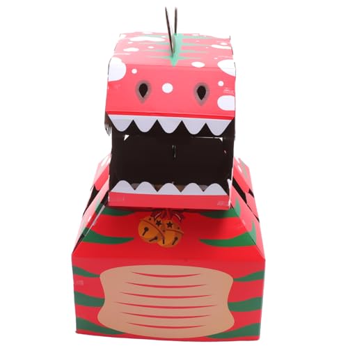 CHICAMPERA 1 Satz Tragbarer DIY Dinosaurier Karton Bastelmodell für Tragbare Pappfigur für Rollenspiele und Cosplay Kreatives Lernspielzeug aus Robustem Material für Geburtstag und Feste von CHICAMPERA