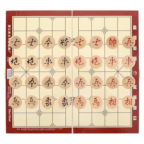 CHICAMPERA 1 Schachtel Chinesisches Schachbrett Schachspiel aus Holz Schachbrett für Schachbrett faltbar Schachspiel Sammlung Chinesisches Damespiel Chinsee-Schach China-Schach hölzern CHICAMPERA 1 Schachtel Chinesisches Schachbrett Schachspiel aus Holz Schachbrett für Schachbrett faltbar Schachspiel Sammlung Chinesisches Damespiel Chinsee-Schach China-Schach hölzern von CHICAMPERA
