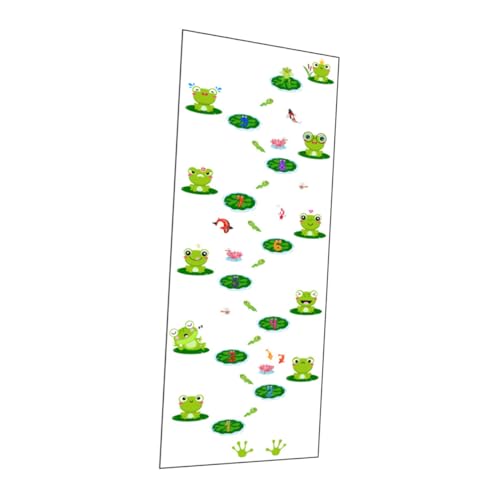 CHICAMPERA 1 Set Bodenaufkleber, Abnehmbare Bodenaufkleber, Cartoon-Frosch, Selbstklebende Spielaufkleber CHICAMPERA 1 Set Bodenaufkleber, Abnehmbare Bodenaufkleber, Cartoon-Frosch, Selbstklebende Spielaufkleber von CHICAMPERA
