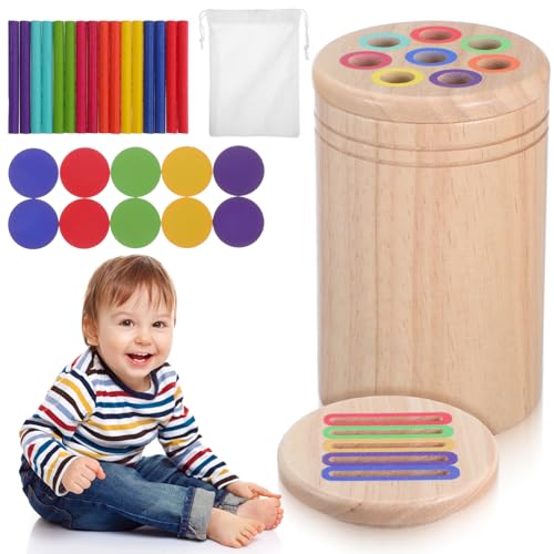 CHICAMPERA 1 Set Color Classification Cup Für Kleinkinder Fine Motor Skills Spielzeug Für Baby Vorschullernaktivitäten Bildungsspiele Für Kinder von CHICAMPERA