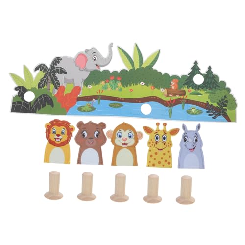 CHICAMPERA 1 Set Fingerpuppen Tier Hand Fingerpuppe Fingerpuppen Geschichtenerzählen Puppenspielzeug Mini Tierpuppe Kinder Fingerspielzeug von CHICAMPERA