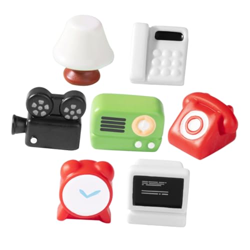 CHICAMPERA 1 Set Modellradio Miniaturzubehör Vintage Telefon Zubehör Im Maßstab 1/12 Vintage Dekore Für Zuhause Retro Heimdekor Miniatur Puppenhauszubehör Kommodendekor Telefondekor CHICAMPERA 1 Set Modellradio Miniaturzubehör Vintage Telefon Zubehör Im Maßstab 1/12 Vintage Dekore Für Zuhause Retro Heimdekor Miniatur Puppenhauszubehör Kommodendekor Telefondekor von CHICAMPERA