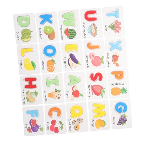CHICAMPERA 1 Set Obst-gemüse-karteikarten Mit Holzbuchstaben, Vorschul-Lernen, Pädagogisches Montessori-Spielzeug Für Kleinkinder, Vorschul-lernaktivitäten CHICAMPERA 1 Set Obst-gemüse-karteikarten Mit Holzbuchstaben, Vorschul-Lernen, Pädagogisches Montessori-Spielzeug Für Kleinkinder, Vorschul-lernaktivitäten von CHICAMPERA