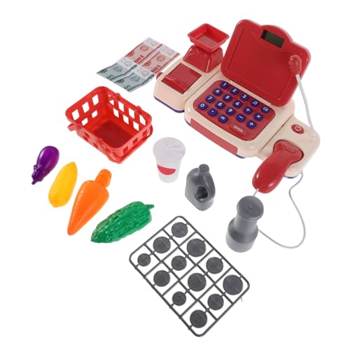 CHICAMPERA 1 Set Registrierkassen-Spielzeug Für Kinder: Lebensmittelladen-einkaufsspielset – Kleinkinder Spielen Kassierer – Einkaufswagen-taschenrechner-Scanner Zum Geburtstag Für CHICAMPERA 1 Set Registrierkassen-Spielzeug Für Kinder: Lebensmittelladen-einkaufsspielset – Kleinkinder Spielen Kassierer – Einkaufswagen-taschenrechner-Scanner Zum Geburtstag Für von CHICAMPERA