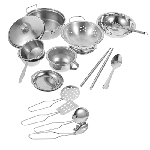 CHICAMPERA 1 Set Rollenspiel Für Mädchen Kinderspielzeug Mädchen Kinderküche Rollenspiel Küchenutensilien Aus Edelstahl Für CHICAMPERA 1 Set Rollenspiel Für Mädchen Kinderspielzeug Mädchen Kinderküche Rollenspiel Küchenutensilien Aus Edelstahl Für von CHICAMPERA