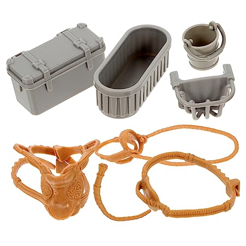 CHICAMPERA 1 Set Simuliertes Rennbahnzubehör Tiere Dekorationsmodelle Kinderspielzeug Mini Das Tier Simuliertes Bauernhofzubehör Bauernhofspielzeug Miniatur Layout Modell Mini Farmmodell von CHICAMPERA