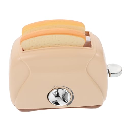 CHICAMPERA 1 Stück Brotmaschine Dekoration Retro-Toaster Lustiges Toastermaschinenspielzeug Miniatur-Toaster- Sie Küchenspielzeug kreatives Toasterspielzeug Plastik Khaki CHICAMPERA 1 Stück Brotmaschine Dekoration Retro-Toaster Lustiges Toastermaschinenspielzeug Miniatur-Toaster- Sie Küchenspielzeug kreatives Toasterspielzeug Plastik Khaki von CHICAMPERA