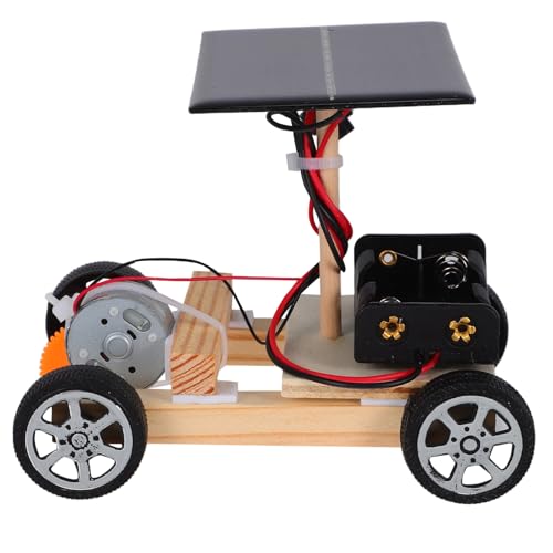 CHICAMPERA 1 Stück DIY Solar Auto Kreatives Engineering für Holz Solar Auto Bastelkit Fördert und Logisches Sicheres Material für Stundenlangen Spielspaß von CHICAMPERA