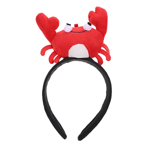CHICAMPERA 1 Stück Hummer-Krabbenkopf-Schnalle halloween haarschmuck haarschmuck Haargummis für meerjungfrau haar Plüsch haarreifen damen stirnband Kopfbedeckungen aus Stoff rot CHICAMPERA 1 Stück Hummer-Krabbenkopf-Schnalle halloween haarschmuck haarschmuck Haargummis für meerjungfrau haar Plüsch haarreifen damen stirnband Kopfbedeckungen aus Stoff rot von CHICAMPERA