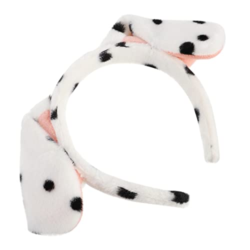 CHICAMPERA 1 Stück Hundestirnband mit Cartoon Hundeohren Kreatives Kostümzubehör für Karneval Halloween und Cosplay aus Bequemem Stoff Flexibel für Erwachsene von CHICAMPERA