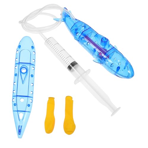CHICAMPERA 1 Stück U-Boot-auftriebsdemonstrationsausrüstung Rennschiff Mini Vakuumpumpe Lenzpumpe Für Boot Luftpumpe Elektrische Ballonpumpe U-Boot-Modell Blue Plastik von CHICAMPERA
