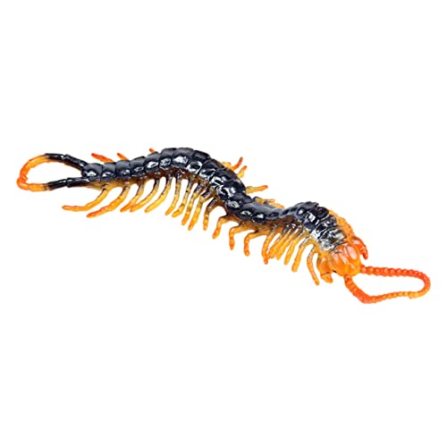 CHICAMPERA 1 Stück künstliches Tausendfüßler- realistische Fehler simuliertes Scolopendra- Partystreich Gefälligkeiten gefälschte Scolopendra-Spielzeuge von CHICAMPERA
