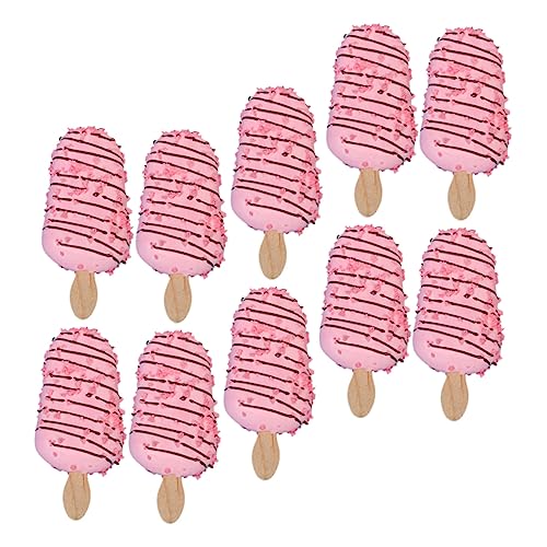 CHICAMPERA 10 Kunststoffeiscreme Modell Simulation Eiscreme Fake Food Display für Fotografie Requisiten Dekoration für Hochzeiten und Geburtstagsfeiern Rosa CHICAMPERA 10 Kunststoffeiscreme Modell Simulation Eiscreme Fake Food Display für Fotografie Requisiten Dekoration für Hochzeiten und Geburtstagsfeiern Rosa von CHICAMPERA