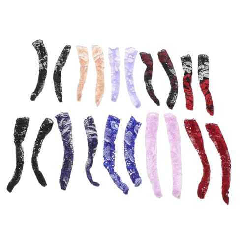 CHICAMPERA 10 Paare Lange Puppensocken für Amerikanische Puppen Elegantes Strumpfzubehör für Kreative Rollenspiele und Stilvolle Outfits CHICAMPERA 10 Paare Lange Puppensocken für Amerikanische Puppen Elegantes Strumpfzubehör für Kreative Rollenspiele und Stilvolle Outfits von CHICAMPERA