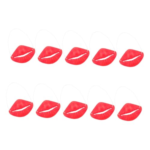 CHICAMPERA 10 Stück Kniffliges Deko Wurstmund-Requisiten Wurst Mund Halloween-wurstlippen Halloween-Cosplay-Requisiten Halloween Witze Requisiten Falsche Lippen Rot Emulsion CHICAMPERA 10 Stück Kniffliges Deko Wurstmund-Requisiten Wurst Mund Halloween-wurstlippen Halloween-Cosplay-Requisiten Halloween Witze Requisiten Falsche Lippen Rot Emulsion von CHICAMPERA