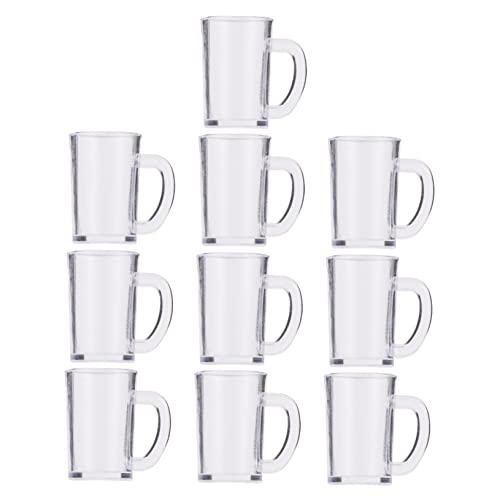 CHICAMPERA 10 Stück Mini-Bierkrug Dekoration Für Zuhause Heimdekoration Wohnkultur Miniatur Mini-trinkbecher Winzige Tassen Mini-tassen- Kleine Tassen Puppenhaus Tassen Transparent Harz CHICAMPERA 10 Stück Mini-Bierkrug Dekoration Für Zuhause Heimdekoration Wohnkultur Miniatur Mini-trinkbecher Winzige Tassen Mini-tassen- Kleine Tassen Puppenhaus Tassen Transparent Harz von CHICAMPERA