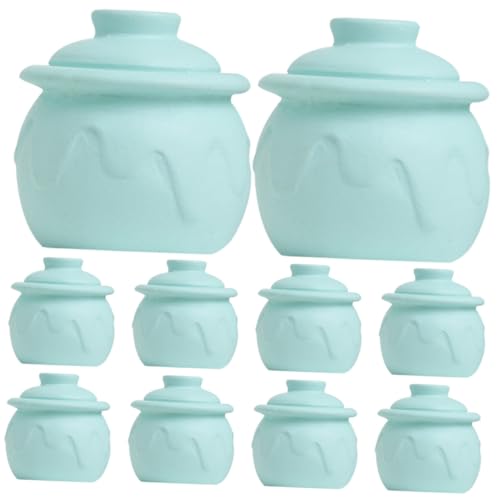 CHICAMPERA 10 Stück Mini -Essen Und Gemüseglas Rollenspielzubehör Mini-gurkenglas-Modell Mini-einmachglas Für Die Küche Simuliertes Einmachglas Kleines Einmachglas Himmelblau Harz CHICAMPERA 10 Stück Mini -Essen Und Gemüseglas Rollenspielzubehör Mini-gurkenglas-Modell Mini-einmachglas Für Die Küche Simuliertes Einmachglas Kleines Einmachglas Himmelblau Harz von CHICAMPERA