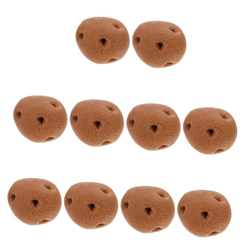 CHICAMPERA 10 Stück Mini -Kartoffelmodell Miniaturessen für Puppenhaus künstliches Gemüse Miniaturmodell Mini-Kunstgemüsedekor Simulation Gemüse Dekoration Miniatur-Essen Harz Hellbraun CHICAMPERA 10 Stück Mini -Kartoffelmodell Miniaturessen für Puppenhaus künstliches Gemüse Miniaturmodell Mini-Kunstgemüsedekor Simulation Gemüse Dekoration Miniatur-Essen Harz Hellbraun von CHICAMPERA