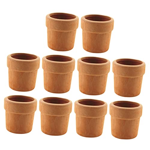 CHICAMPERA 10 Stück Miniaturspielzeugmodell Puppenhaus Mini-töpfe Blumentopf Winzig Künstlich Eingetopft Weiß Blumentöpfe Statuen Mini-hauspflanzer Mikrolandschaftsornamente Keramik CHICAMPERA 10 Stück Miniaturspielzeugmodell Puppenhaus Mini-töpfe Blumentopf Winzig Künstlich Eingetopft Weiß Blumentöpfe Statuen Mini-hauspflanzer Mikrolandschaftsornamente Keramik von CHICAMPERA