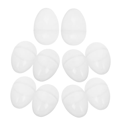 CHICAMPERA 10 Stück Ostereier Nein Deko Osterkugel-ornamente Halloween-eier Aus Kunststoff Befüllbar Klares Osterei Osterbonbonboxen Plastik Transparent CHICAMPERA 10 Stück Ostereier Nein Deko Osterkugel-ornamente Halloween-eier Aus Kunststoff Befüllbar Klares Osterei Osterbonbonboxen Plastik Transparent von CHICAMPERA