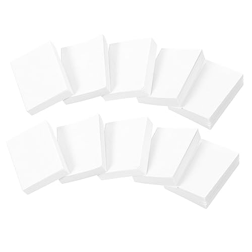 CHICAMPERA 10 Stück Puppenhaus Buch Mini- Mini -bücherregal Miniatur Winziges Bausätze Puppenhauszubehör Mini-mikrowelle Mach Es Mini Mini-Sachen Leer Bücherset Papier Weiß von CHICAMPERA