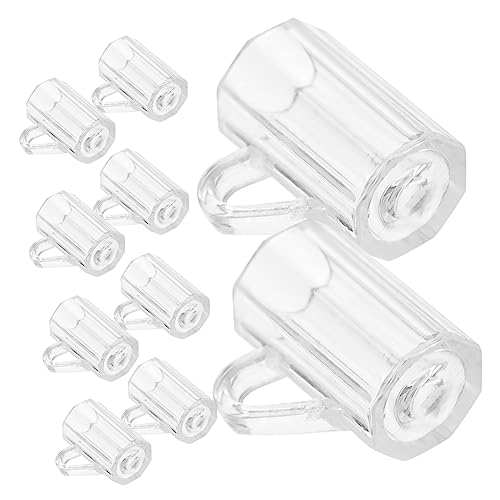 CHICAMPERA 10 Stück Puppenhaus-Modell Mini- Miniaturbecher Aus Mini- -bausatz Miniaturdekoration Mini-kaffeetassen Winzige Mini -wasserbecher Abs Transparent CHICAMPERA 10 Stück Puppenhaus-Modell Mini- Miniaturbecher Aus Mini- -bausatz Miniaturdekoration Mini-kaffeetassen Winzige Mini -wasserbecher Abs Transparent von CHICAMPERA