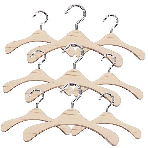 CHICAMPERA 10 Stück Puppenkleiderbügel aus Holz babybügel aus samt Puppenkleidung Puppen kleiderbügel holzspielzeug Puppen-Accessoire-Aufhänger hölzerner Aufhänger Bambus Brown CHICAMPERA 10 Stück Puppenkleiderbügel aus Holz babybügel aus samt Puppenkleidung Puppen kleiderbügel holzspielzeug Puppen-Accessoire-Aufhänger hölzerner Aufhänger Bambus Brown von CHICAMPERA