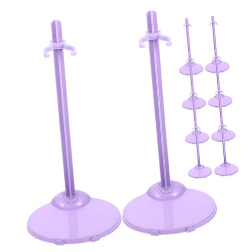 CHICAMPERA 10 Stück Puppenständer für Actionfiguren Verstellbare Halterung mit Stabiler Basis für Puppen Display und Aufbewahrung für Sammler und Dekoration von CHICAMPERA