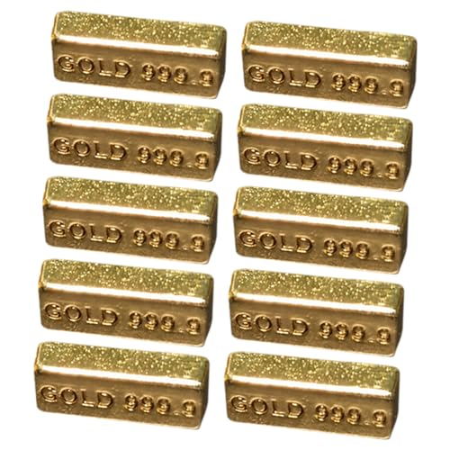 CHICAMPERA 10 Stück Simuliertes BRIC-Modell winziges Mini Puppenhausverzierungen kleine Fischschüsselspielzeug aus Tiny House Accessoires Zinklegierung Golden CHICAMPERA 10 Stück Simuliertes BRIC-Modell winziges Mini Puppenhausverzierungen kleine Fischschüsselspielzeug aus Tiny House Accessoires Zinklegierung Golden von CHICAMPERA
