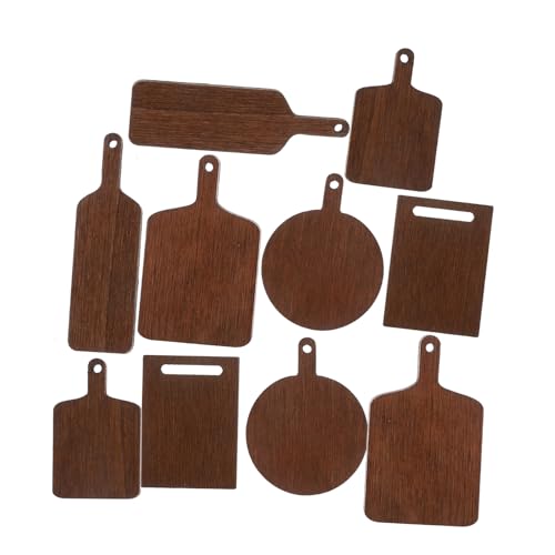 CHICAMPERA 10 Stück Teiliges Mini Schneidebrett Modell für Puppenhaus Dekoration Realistisches Küchenzubehör für DIY Projekte Fotorequisiten Kleiner Küchenhelfer für Miniatur Häuser CHICAMPERA 10 Stück Teiliges Mini Schneidebrett Modell für Puppenhaus Dekoration Realistisches Küchenzubehör für DIY Projekte Fotorequisiten Kleiner Küchenhelfer für Miniatur Häuser von CHICAMPERA