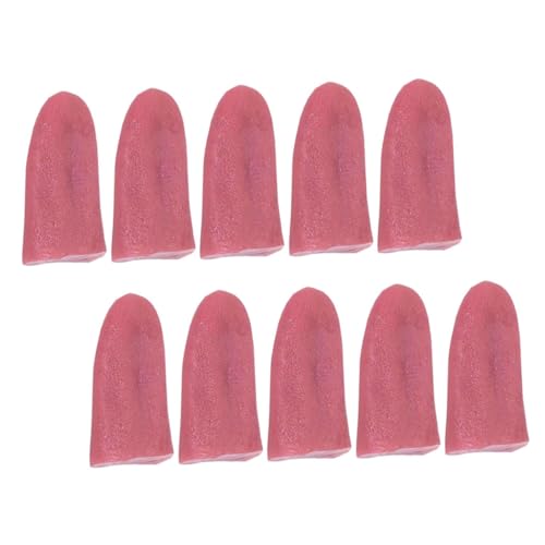 CHICAMPERA 10 Stück Teiliges Set Elastische Gefälschte Zungen Requisiten für Halloween Partys Realistische Simulation Zungen für Streiche und Scherzartikel für Aprilscherz und Kostümpartys CHICAMPERA 10 Stück Teiliges Set Elastische Gefälschte Zungen Requisiten für Halloween Partys Realistische Simulation Zungen für Streiche und Scherzartikel für Aprilscherz und Kostümpartys von CHICAMPERA