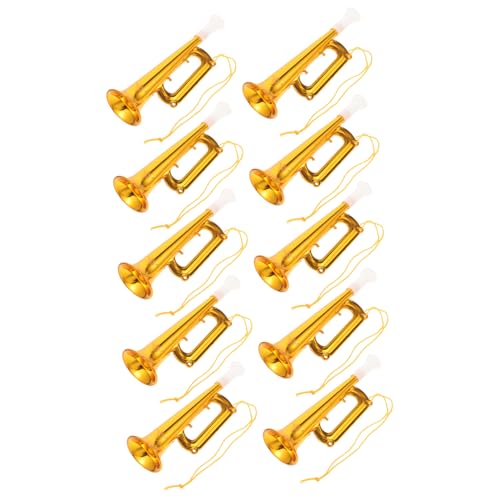 CHICAMPERA 10 Stück Teiliges Trompeten Spielzeugset Musikinstrument für Feste und Veranstaltungen Robust und Langlebig Fördert Rhythmusgefühl Musikalität CHICAMPERA 10 Stück Teiliges Trompeten Spielzeugset Musikinstrument für Feste und Veranstaltungen Robust und Langlebig Fördert Rhythmusgefühl Musikalität von CHICAMPERA